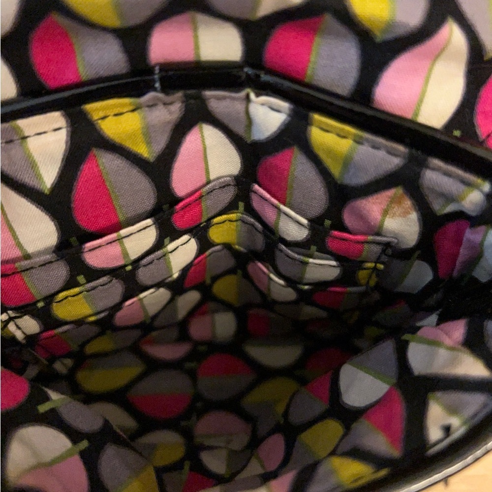 Vera Bradley Quilted Chain Strap Crossbody in classic
black. - Picture 11 of 14